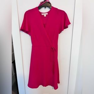 Pink Wrap Dress